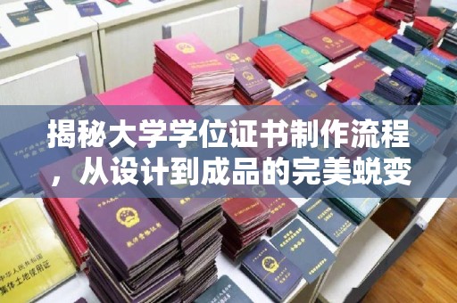 长子揭秘大学学位证书制作流程，从设计到成品的完美蜕变